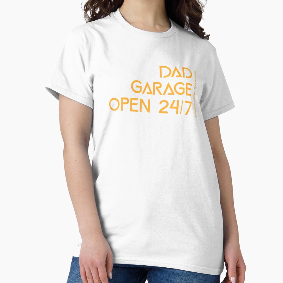 Dad Garage Open 24/7 Fixing More Than Cars Dad Mental Health by TeeRadiance