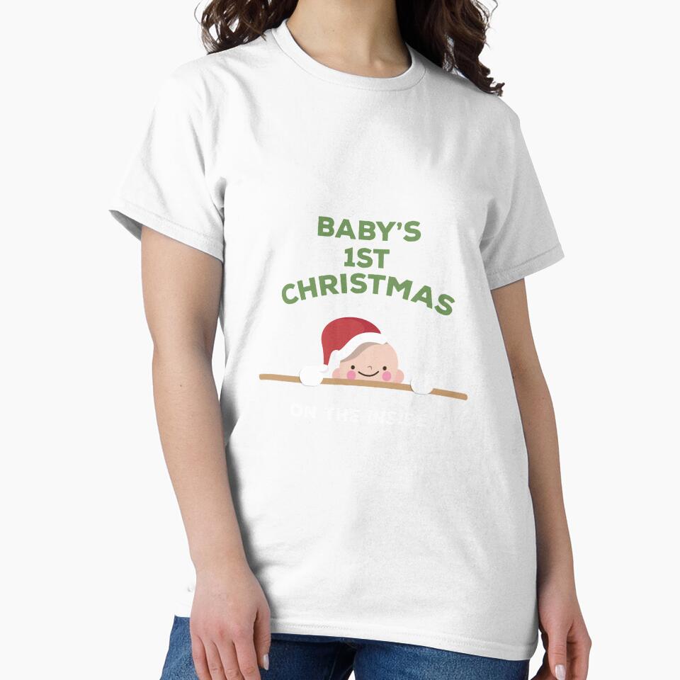 Baby’s 1st Christmas On the Inside New Mom by N' ajjer