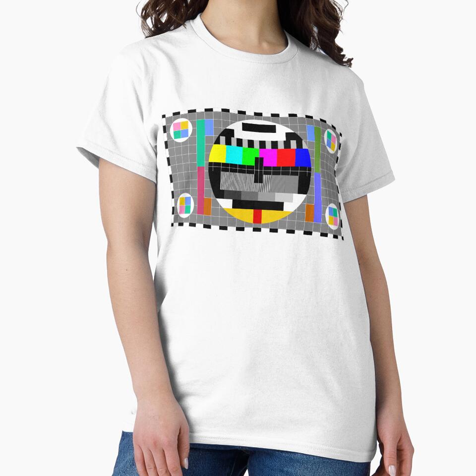 Calibration Test Card, TV monitor film, video geek by Glimmersmith