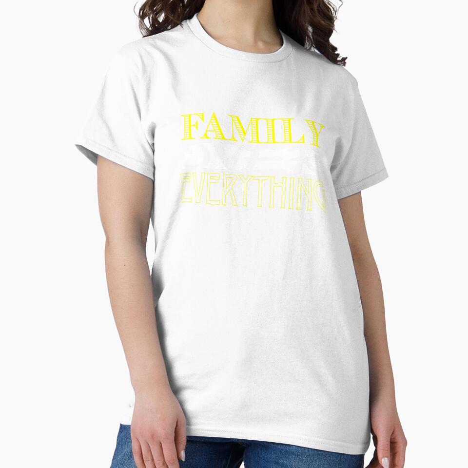 Family Over Everything Yellow by drwigglebutts