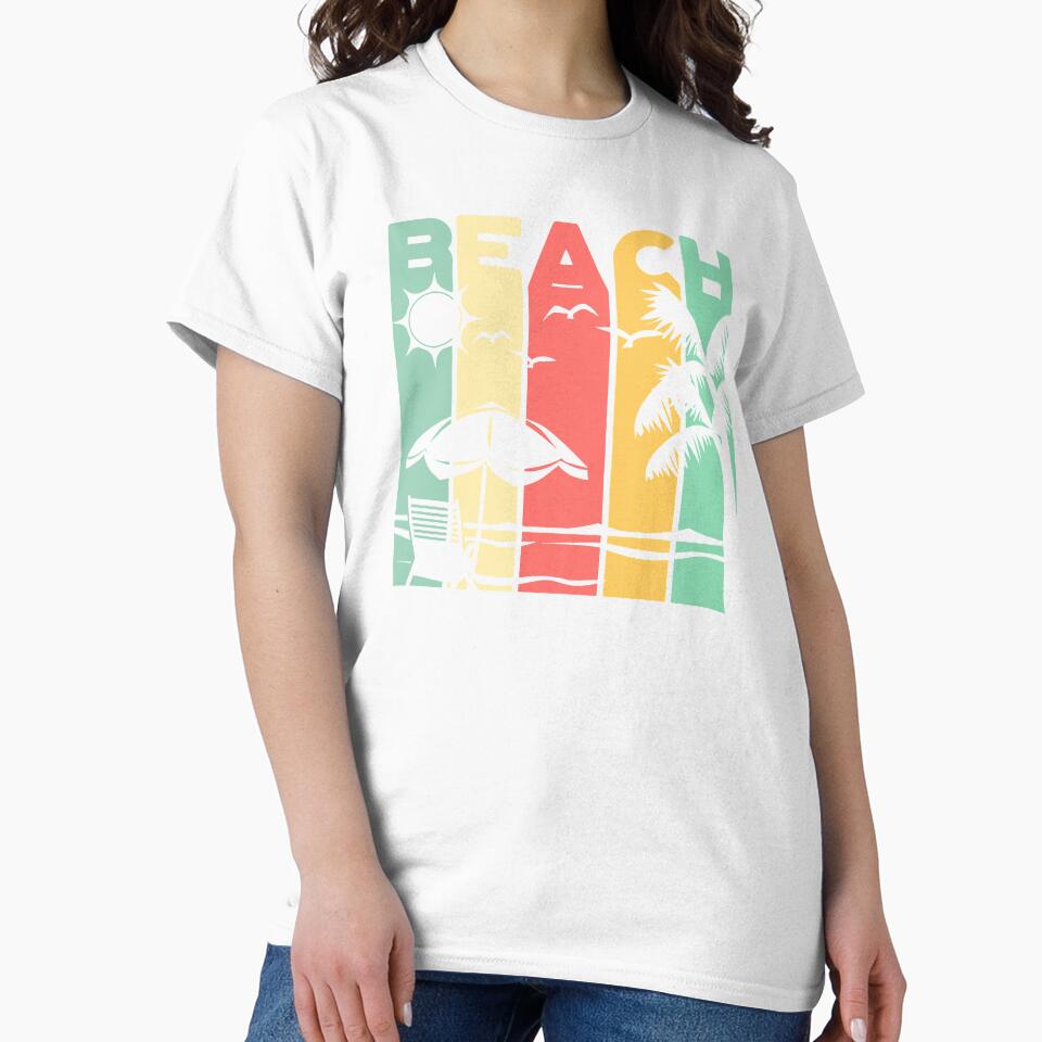 Beach Lover TShirt | Beach Shirt or Coverup by Inkbomb Press