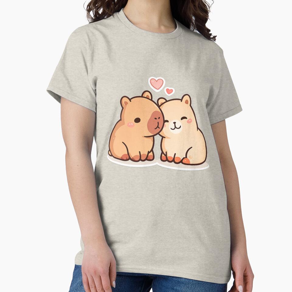 Cute Capybara Couple Design by StyleBloomes