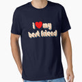 I Love My Best Friend Red Heart Retro I Love My Best Friend Gear by DynamicDesign