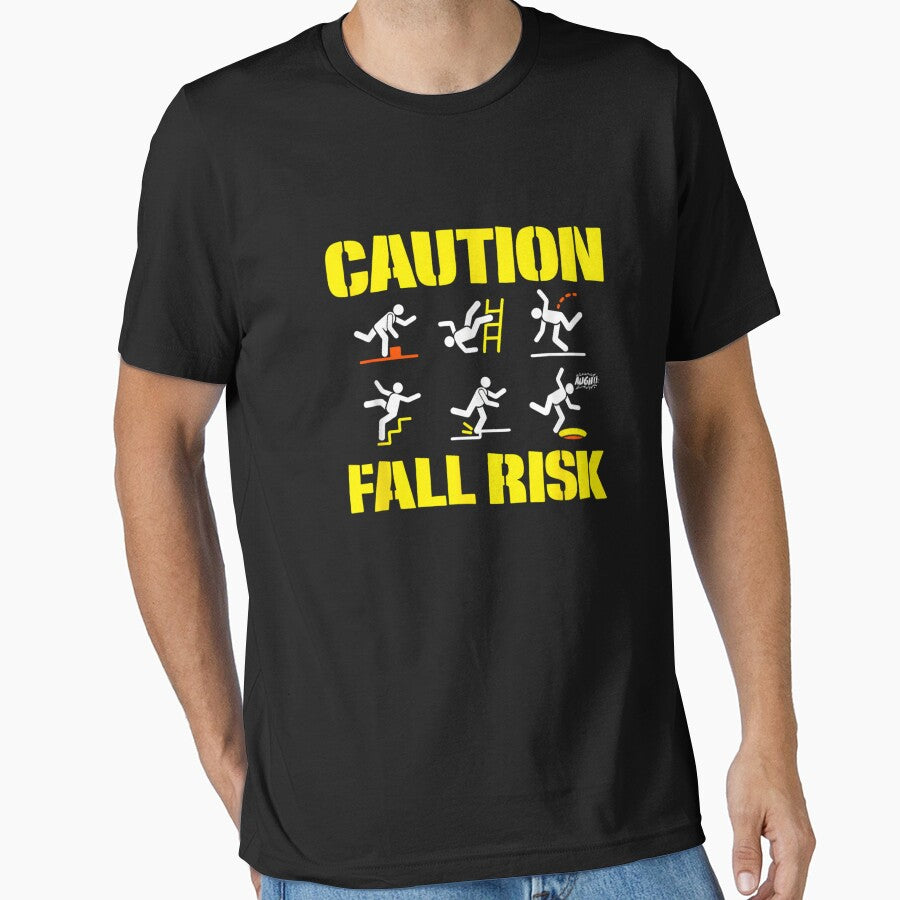 Fall Risk Caution Fall Risk Funny by goombi-creative