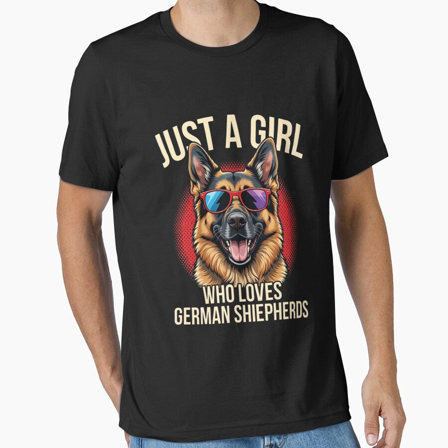Just A Girl Who Loves German Shepherds Dog Mom Gift by LASTIQUE-dd