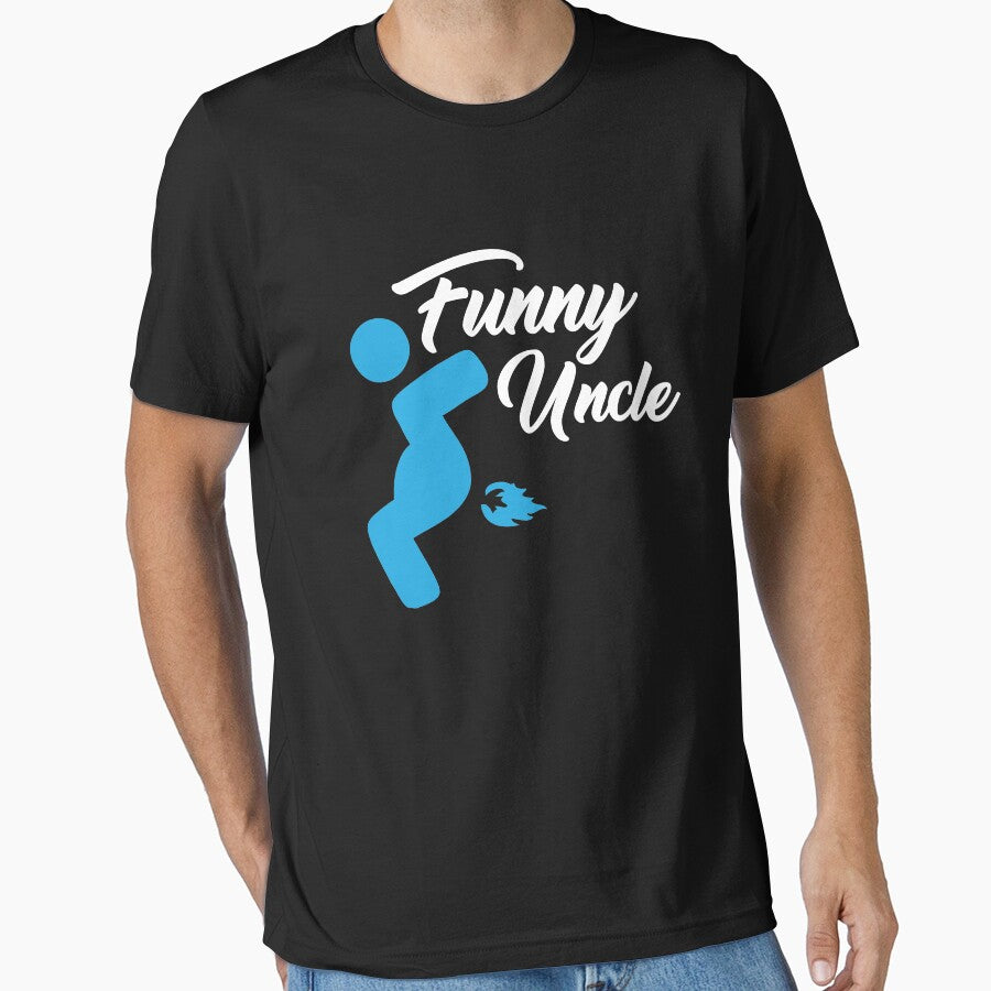 The Funny Uncle with a Flaming Farter by TeagoShirts