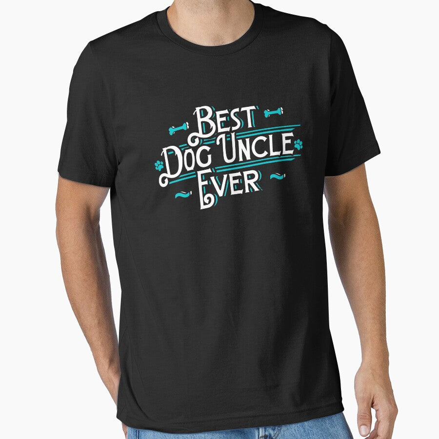Best dog uncle ever - uncle gift by Captain Mood