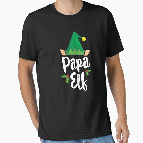 Abuela Christmas Elf Hat T-Shirt Matching Family Festive by 14thFloor