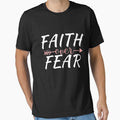 Faith Over Fear Women's Men's Christian Faith Over Fear Gear by DynamicDesign