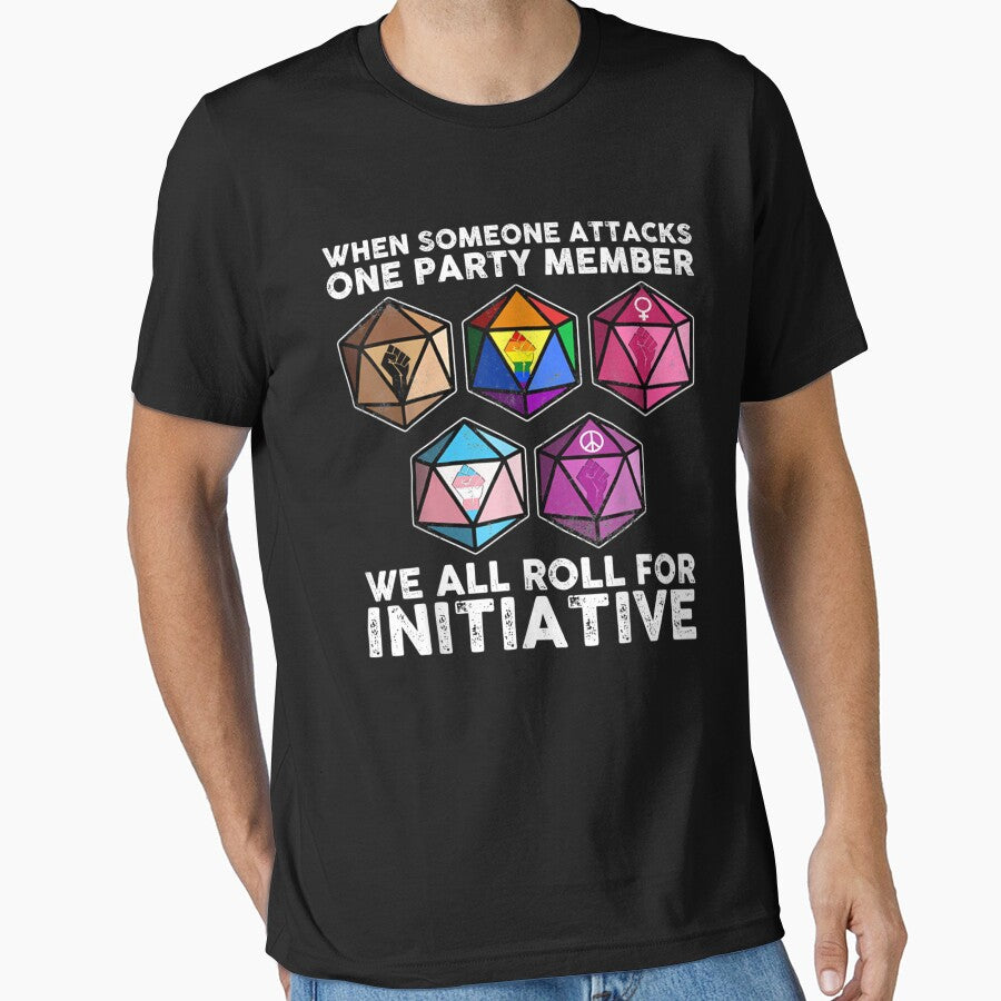 When Someone Attacks One Party Member We All Roll For Initiative by HalMertz1989