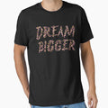 Dream Bigger in Pink and Gold leopard prints by lovesuperkarma
