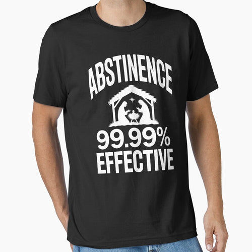 Abstinence 99.99 Percent Effective Nativity Christmas Joke by BakeryDozen