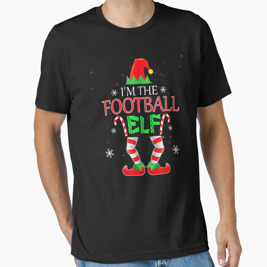 Football Elf Matching Family Group Christmas by dokieuphuong