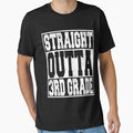 Straight Outta 3rd Grade Third Grade First Day Back To School Graduation by ARTZ84