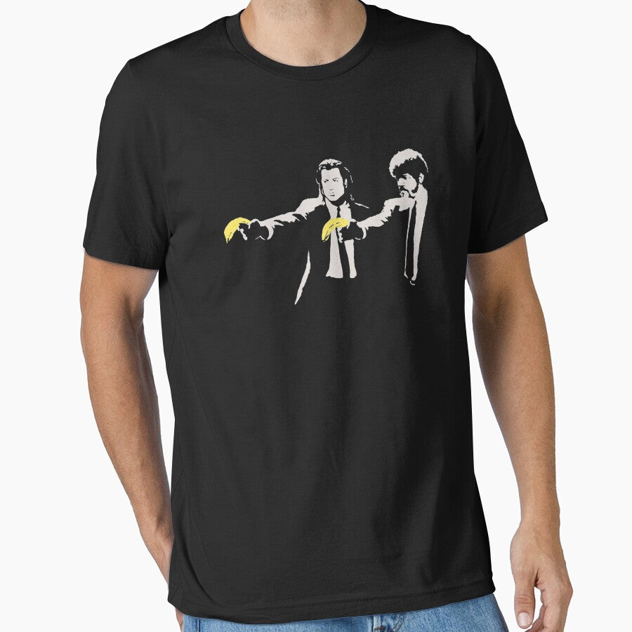 Banksy, Homage To AWarhol, Banana And Quentin Tarantino, Artwork Reproduction, Posters, Prints, Bags by MichaelSkelton