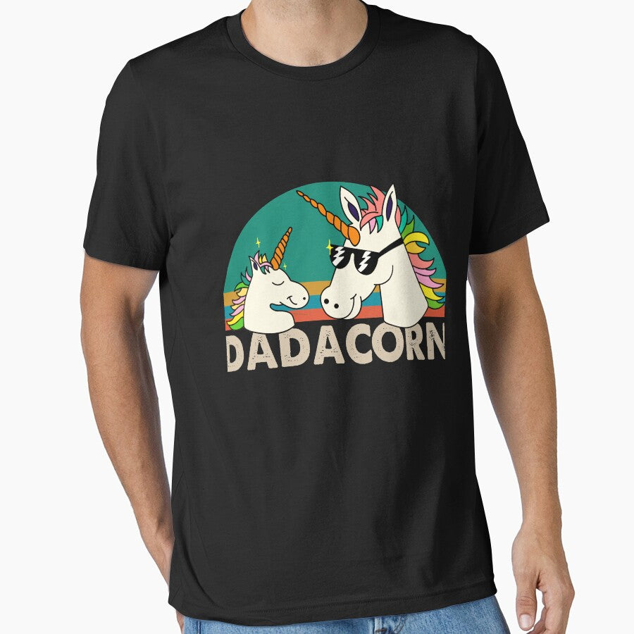 Dadacorn Dad Unicorn Vintage by LuluWayne