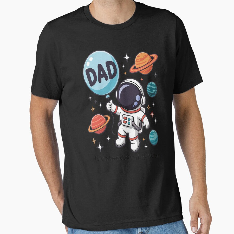 Dad of The Birthday Boy Space Astronaut 1st Birthday Family by orlodrake