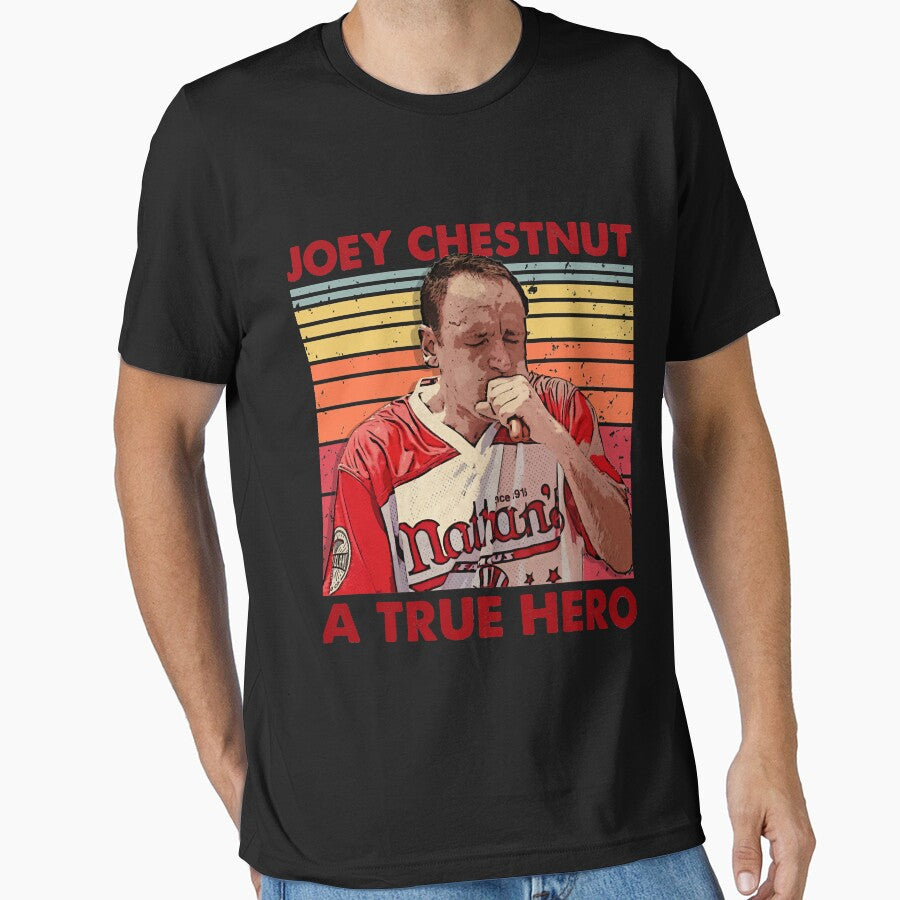 joey chestnut a true hero Classic T-Shirt by SorenGassel