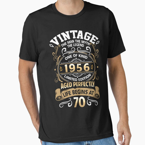 70th Birthday Vintage 1956 Man Myth Legend Retro Birthday Gift by FernaRoje