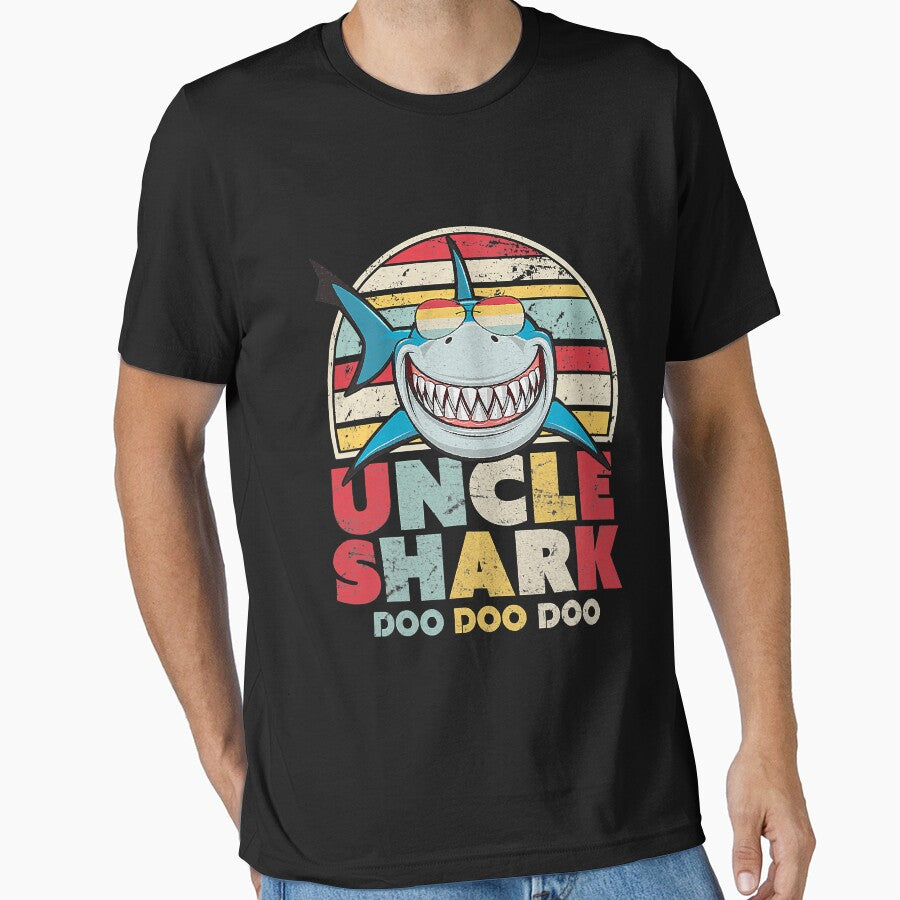 Uncle Shark Funny Uncle Family Father's day by ericrichard059