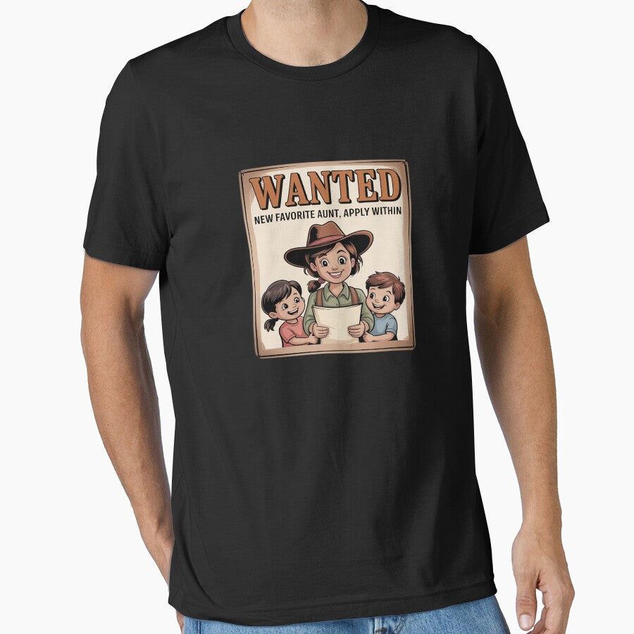 Wanted New Favorite Aunt Apply Within Poster by Sandrhaus