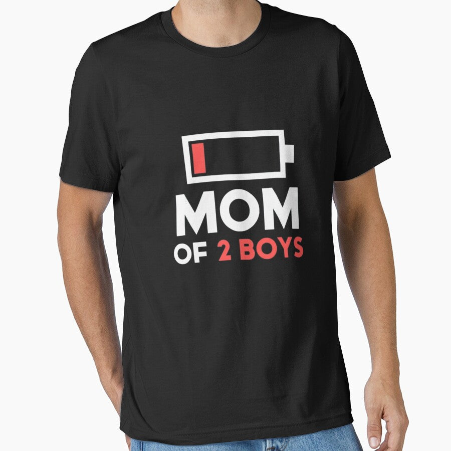 Mom of 2 Boys  Gift from Son Mothers Day Birthday Women by Designedbygigy