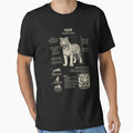 Tiger Scientific Anatomy Biology Animal Lover by Kimberley King Art  King Art