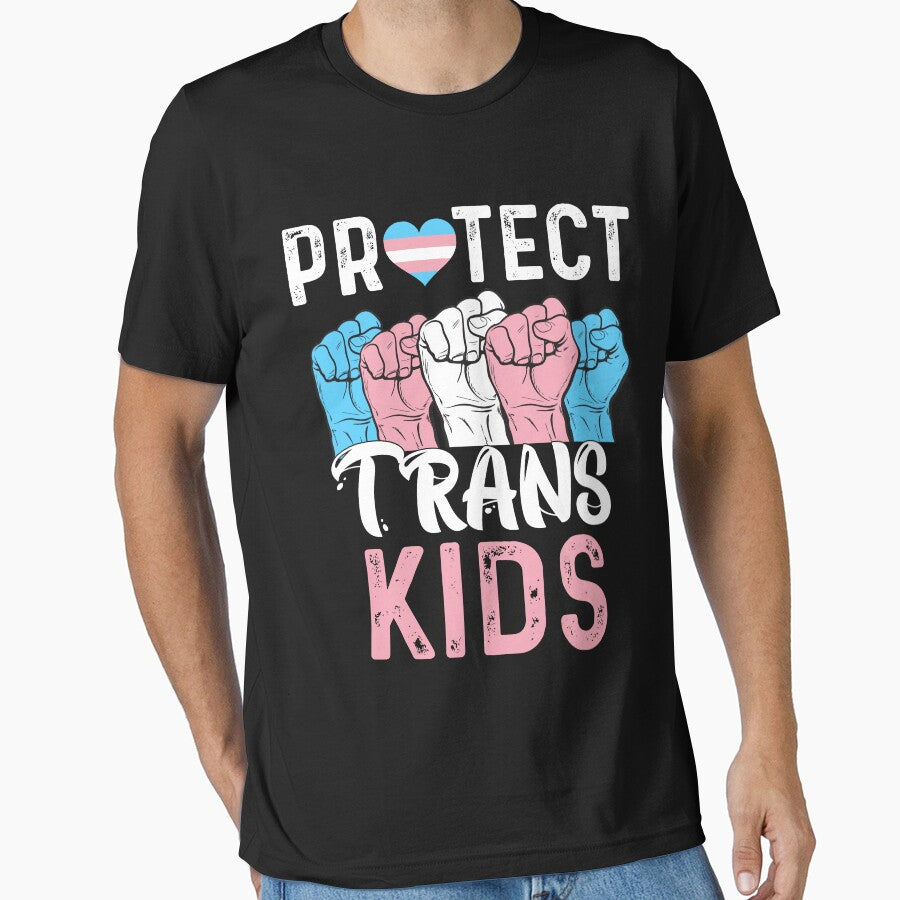 Protect Trans Kids Transgender LGBT Pride Tee by michellexkelly