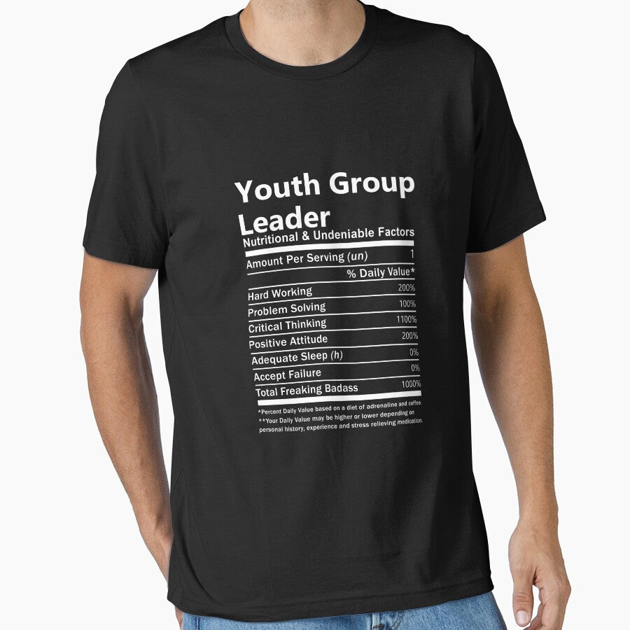 Youth Group Leader T Shirt - Nutritional and Undeniable Factors Gift Item Tee by oslandefren