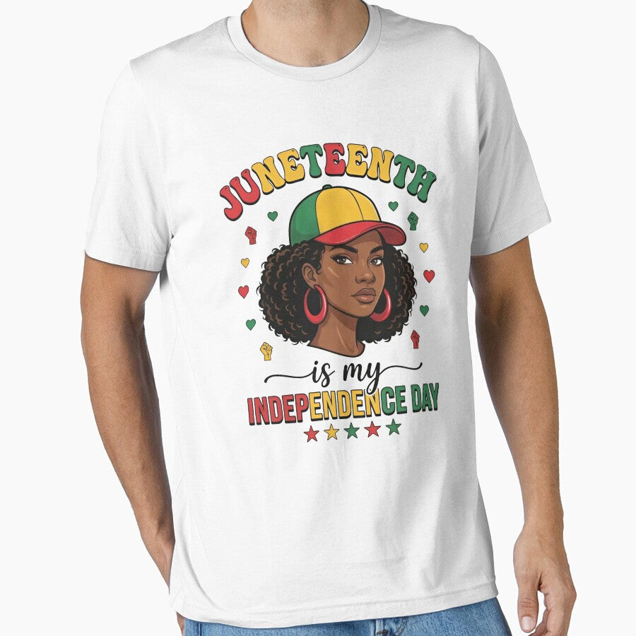 Juneteenth is My Independence Day T-Shirts, Black Pride by sawczy-shop
