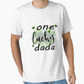 One Lucky Dada Shirt, St Patrick's T-Shirt, Father's Day Present, Daddy Birthday Party T-shirt, St Paddy's T shirt, Anniversary Dad, Patty's by SimoSaladain