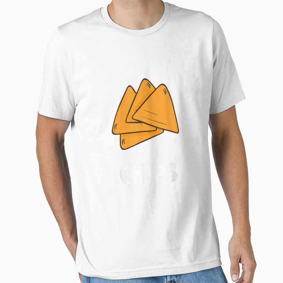 Couple Matching Halloween Costumes Chips T-Shirt by BlochEmiline
