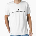 Copy of His Way Is Better, Minimal Christian Cross by GuyWithtPie