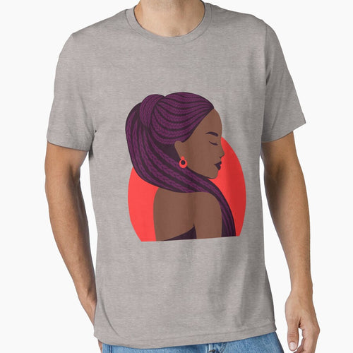 African girls new style with red bubbles in background by MobMarketdesign