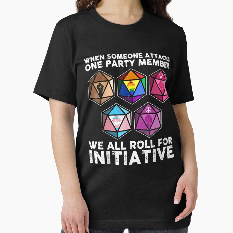 When Someone Attacks One Party Member We All Roll For Initiative by HalMertz1989