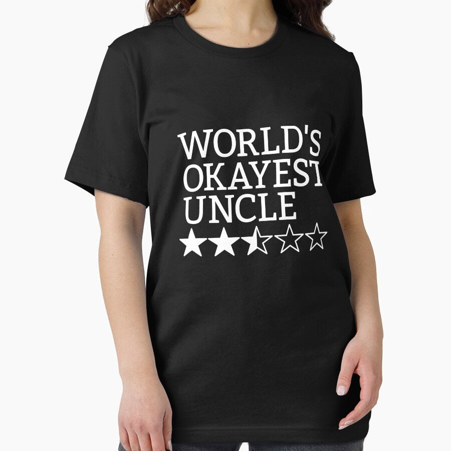 World's Okayest Uncle Gift Funny World's Okayest Uncle Gear by DynamicDesign