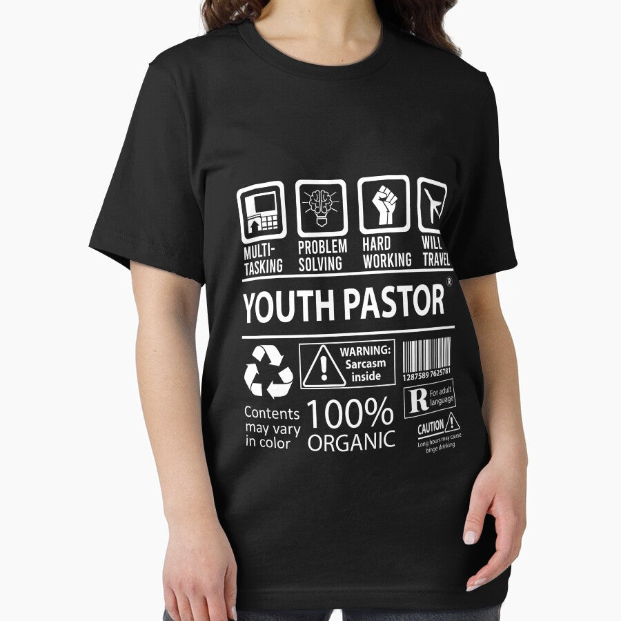 Youth Pastor T Shirt - Multitasking Job Gift Item Tee by watkinsmat