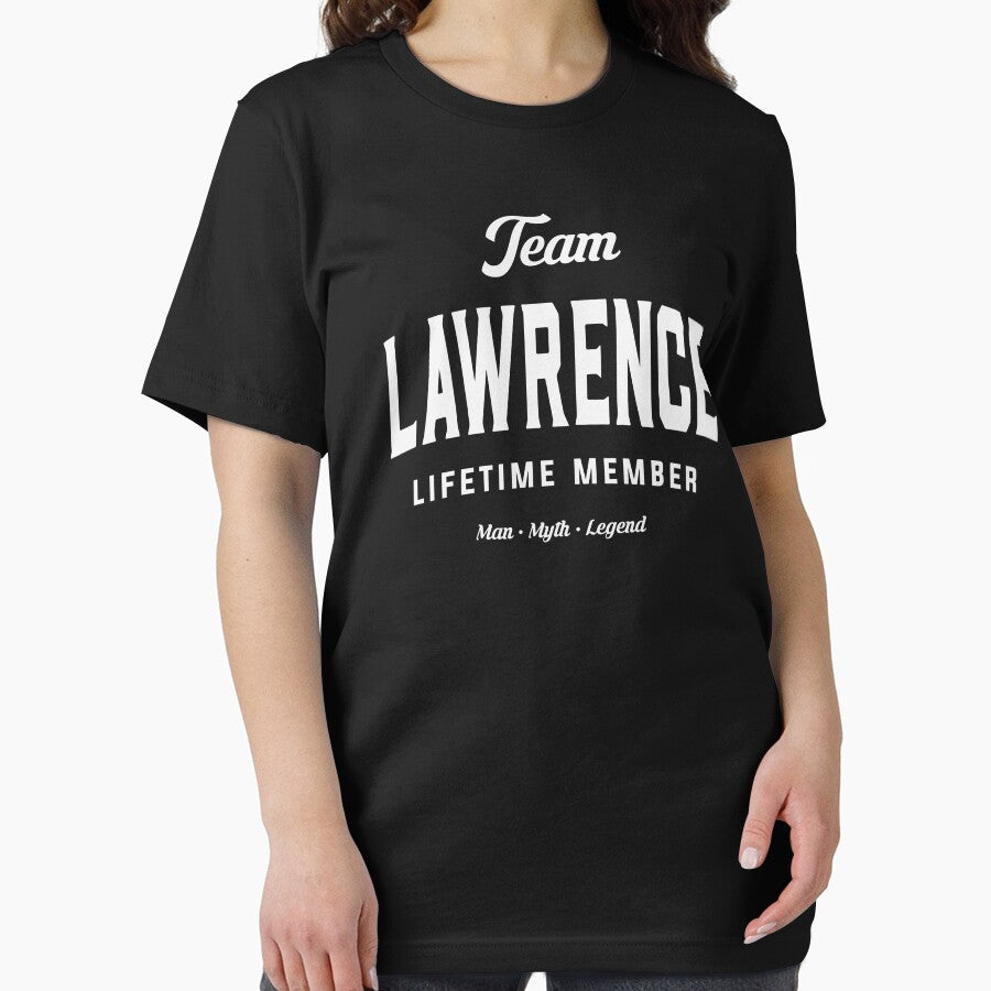 Team Lawrence Lifetime Member Funny Name Lawrence by cidolopez