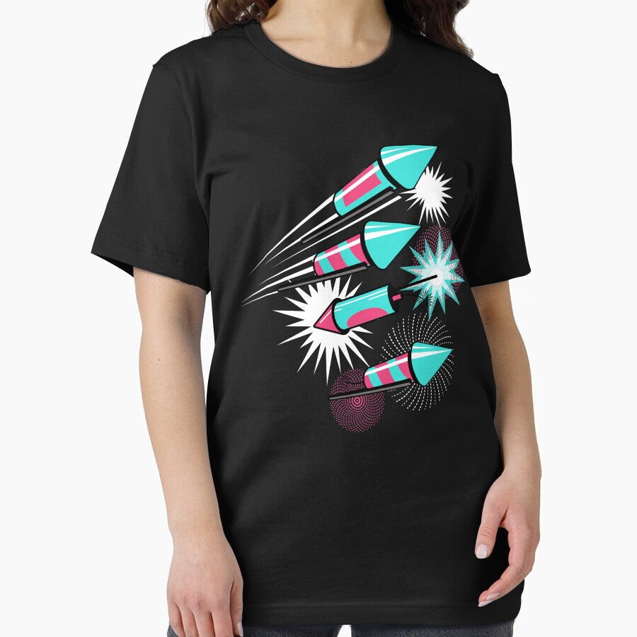 Firework Rocket Pyrotechnics New Year by MooonTees