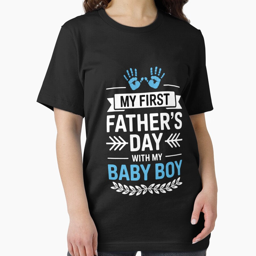 My First Fathers Day Baby Boy First Time Dad by EllenJast