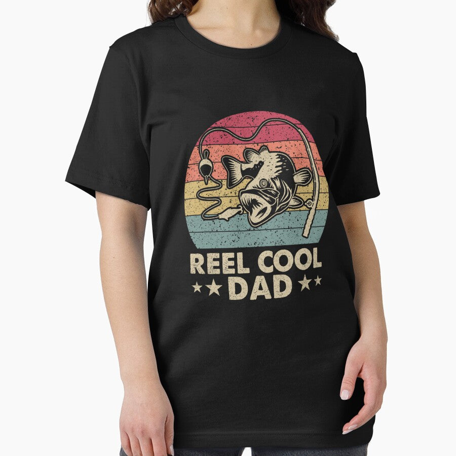 Vintage Reel Cool Dad, Funny Dad. Best Dad Ever by vintagearttee