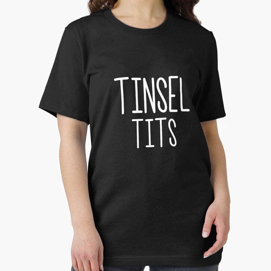 Tinsel Tits Funny Christmas Party Women's Tinsel Tits Gear by DynamicDesign