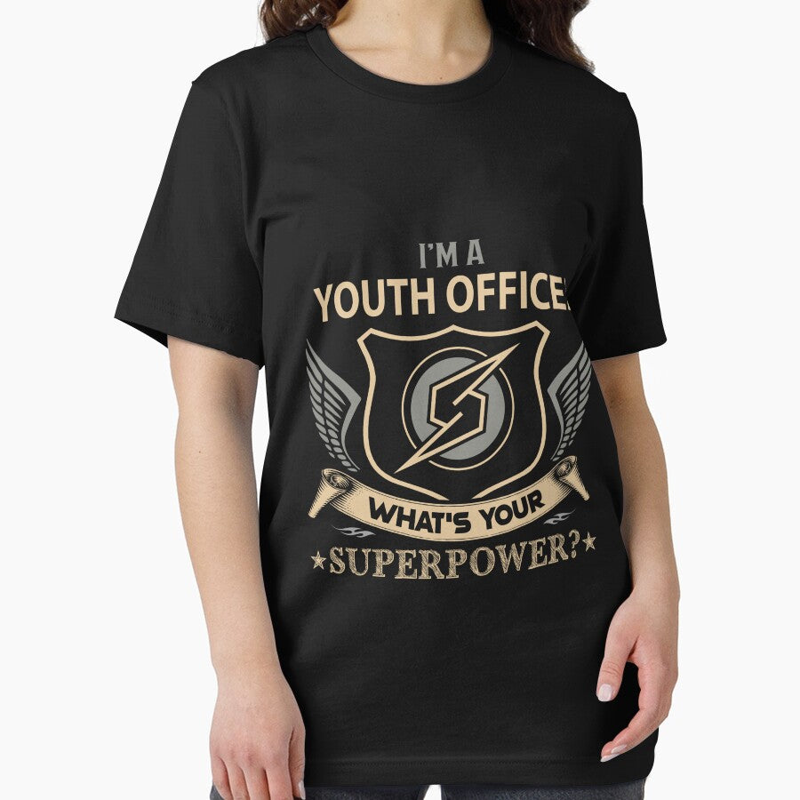 Youth Officer T Shirt - What Is Your Superpower Job Gift Item Tee by nutallrosario