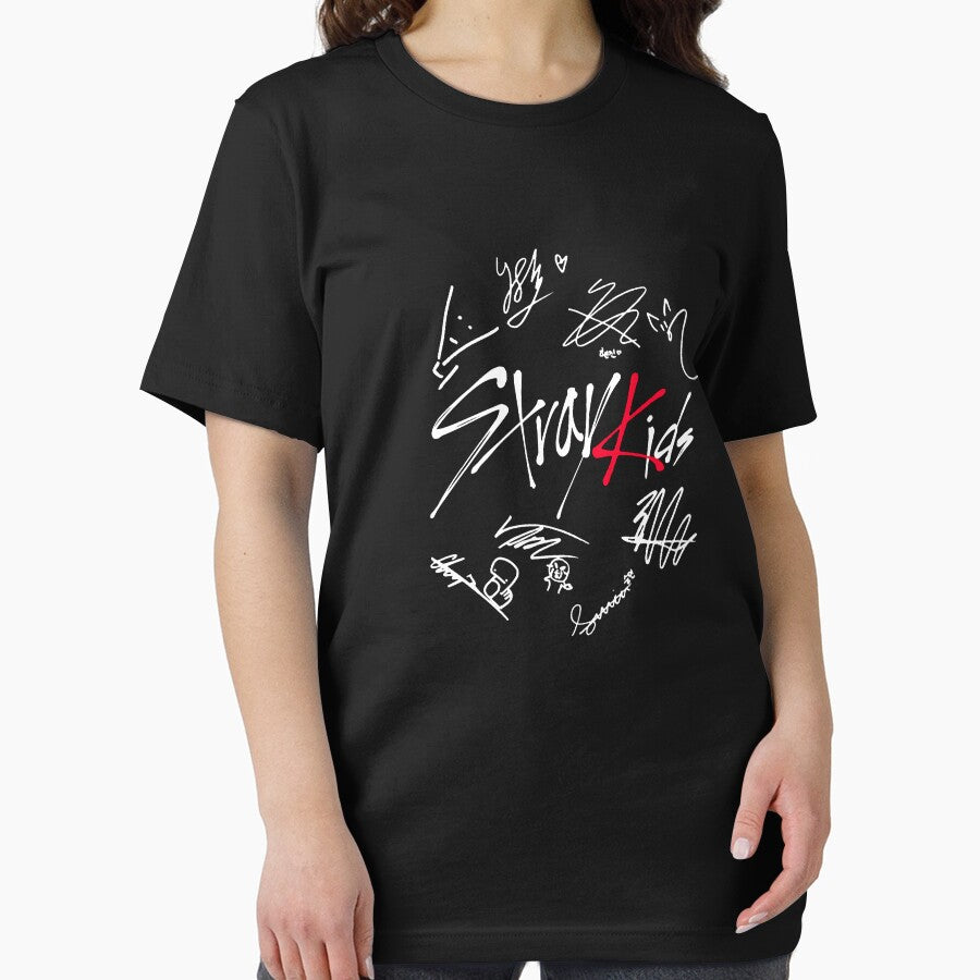 Stray Kids Logo T Shirt by oqsz