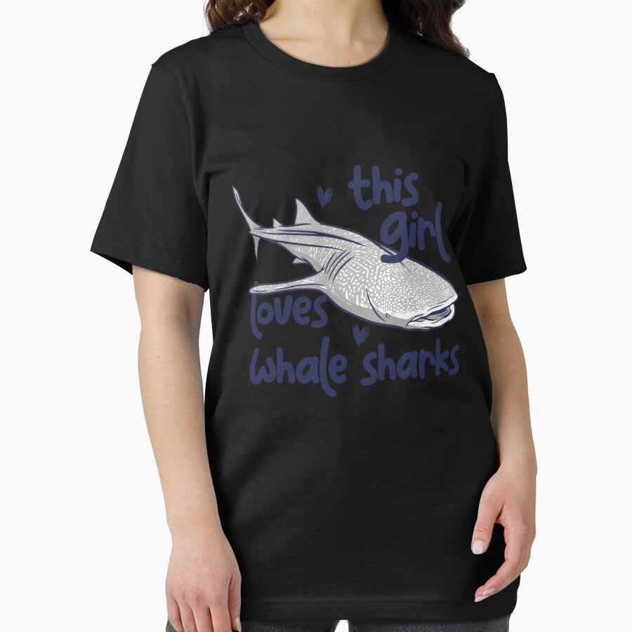 This Girl Loves Whale Sharks Cute Girls Whale Shark Gear by DynamicDesign