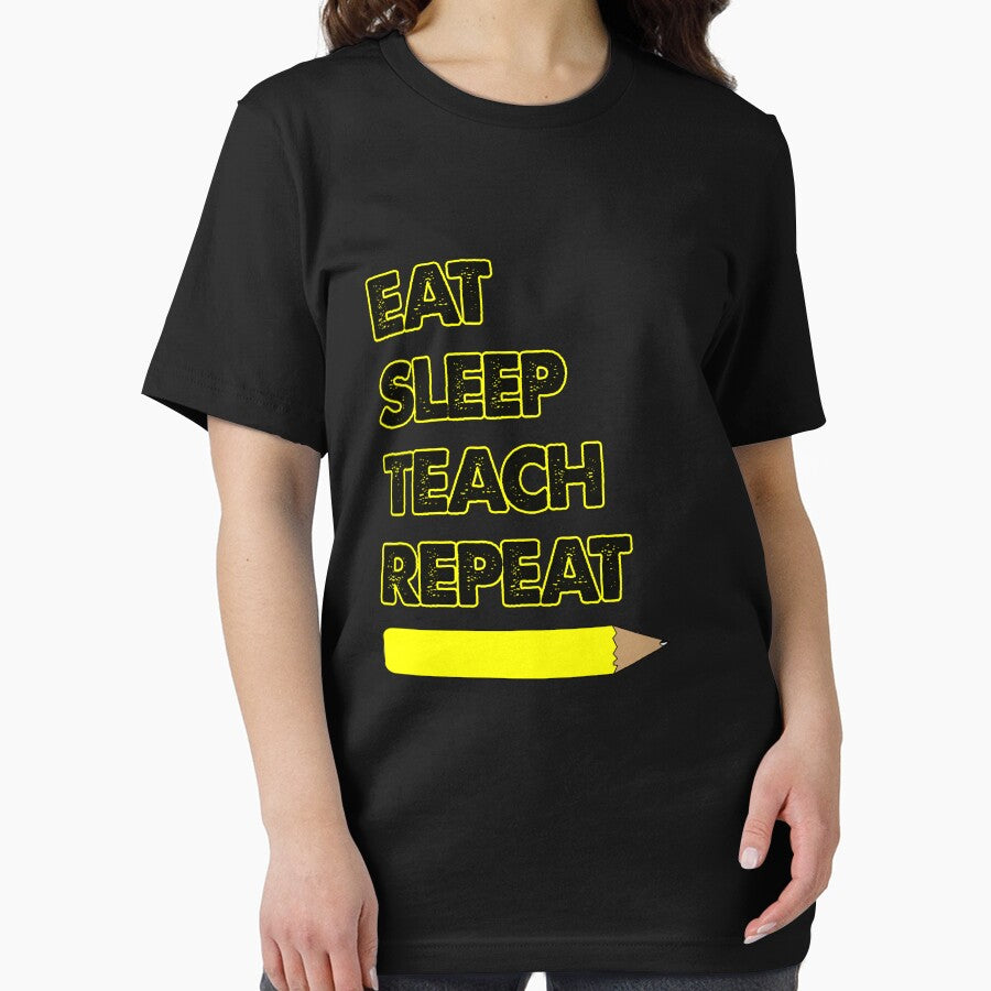 EAT sleep teach repeat by Mill8ion