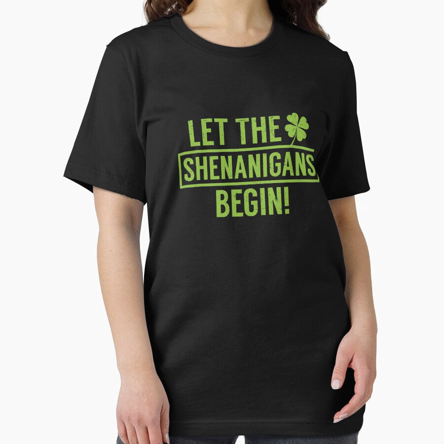 Let the Shenanigans Begin St Patricks Day Fun Apparel by doggopupper