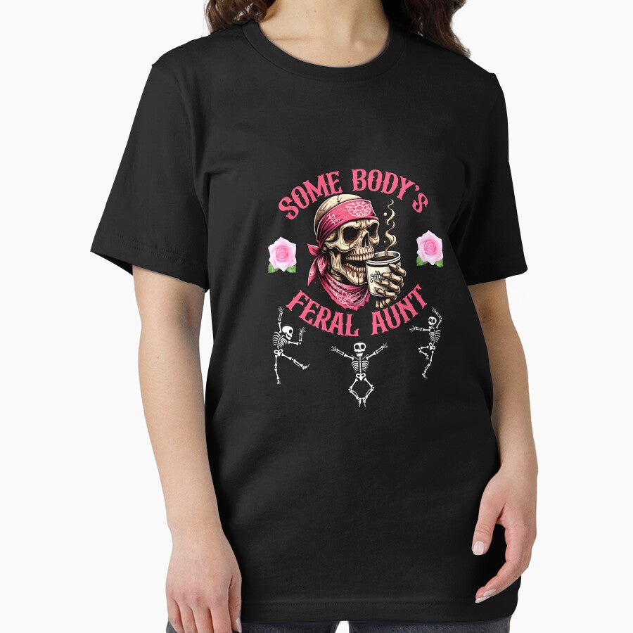 Somebody's Feral Aunt Aunt Halloween skeleton Mother's day by Harold Stanley