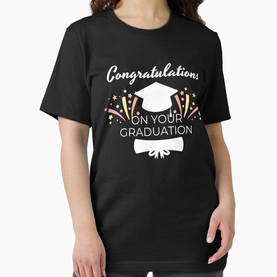 Congratulations on your Graduation Collage School Grad T-Shirt by CCey