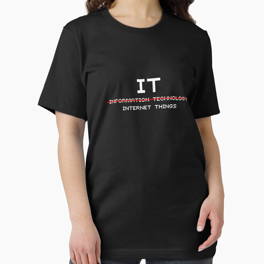 The meaning of IT - IT Crowd - Black Tee by stamus